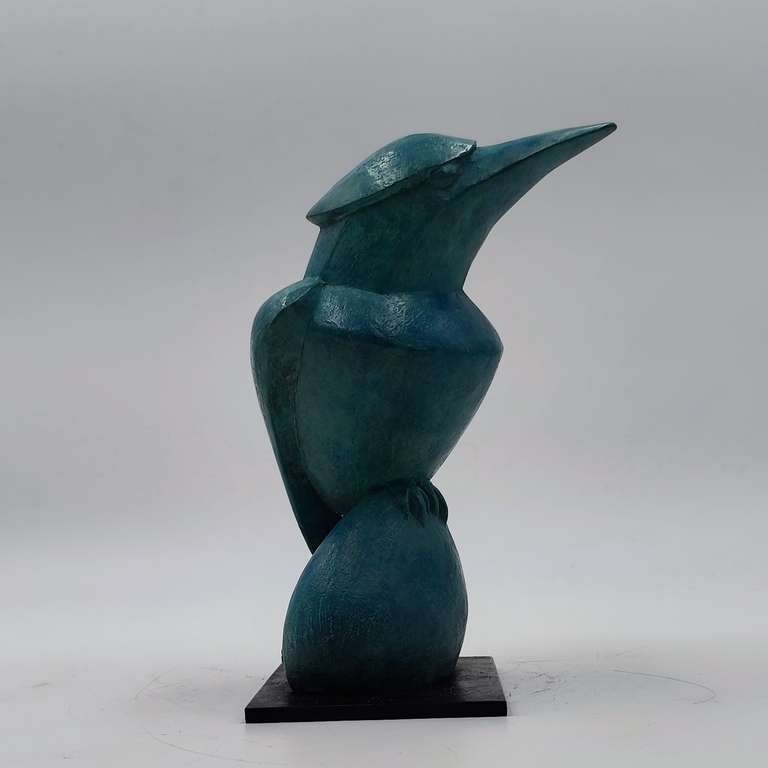 Martin pêcheur, bronze d'art 1/8, Victoire Chambry