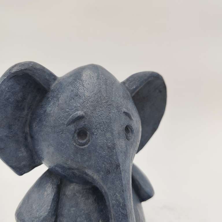 Doudou éléphant, bronze d'art 1/8 - Victoire Chambry