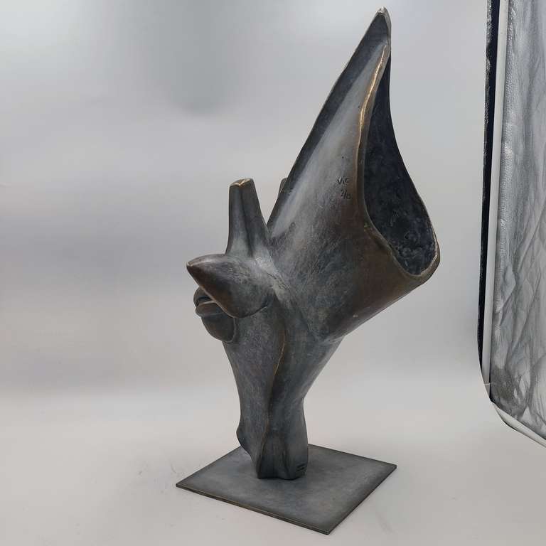 Girafe, bronze d'art 2/8 - Victoire Chambry