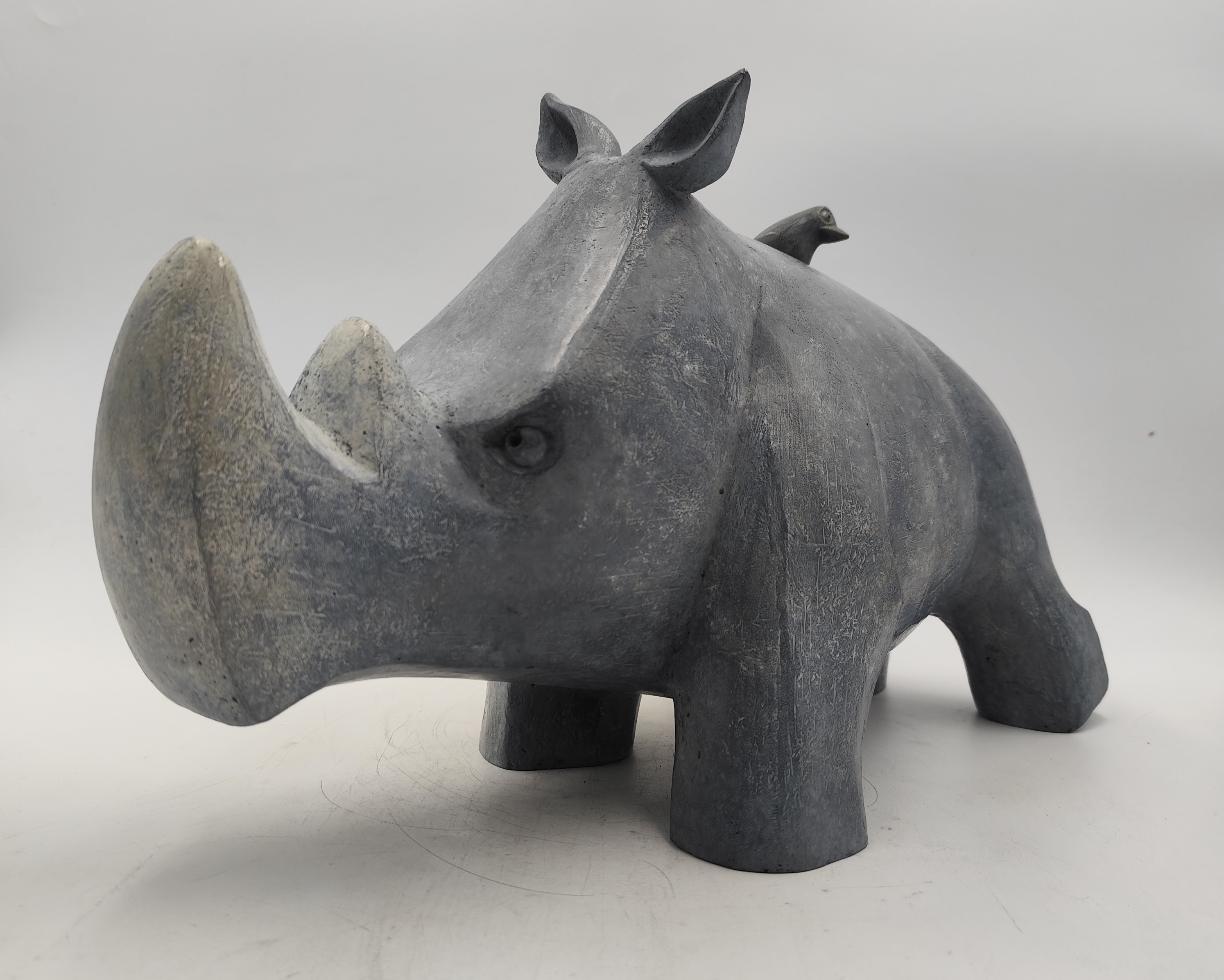 Rhinocéros, Bronze d'art 2/8 Victoire Chambry