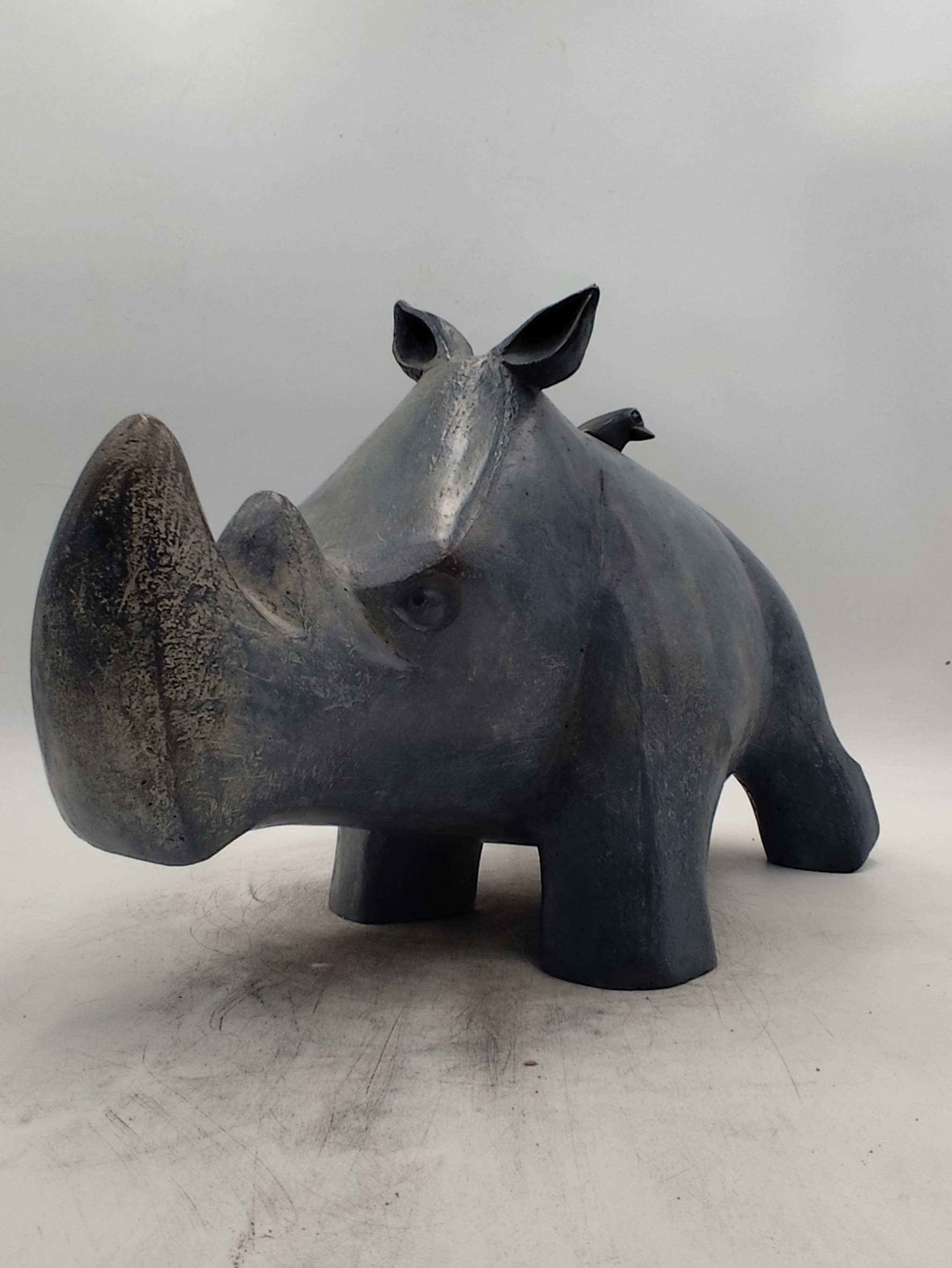 Rhinocéros, Bronze d'art 2/8 Victoire Chambry