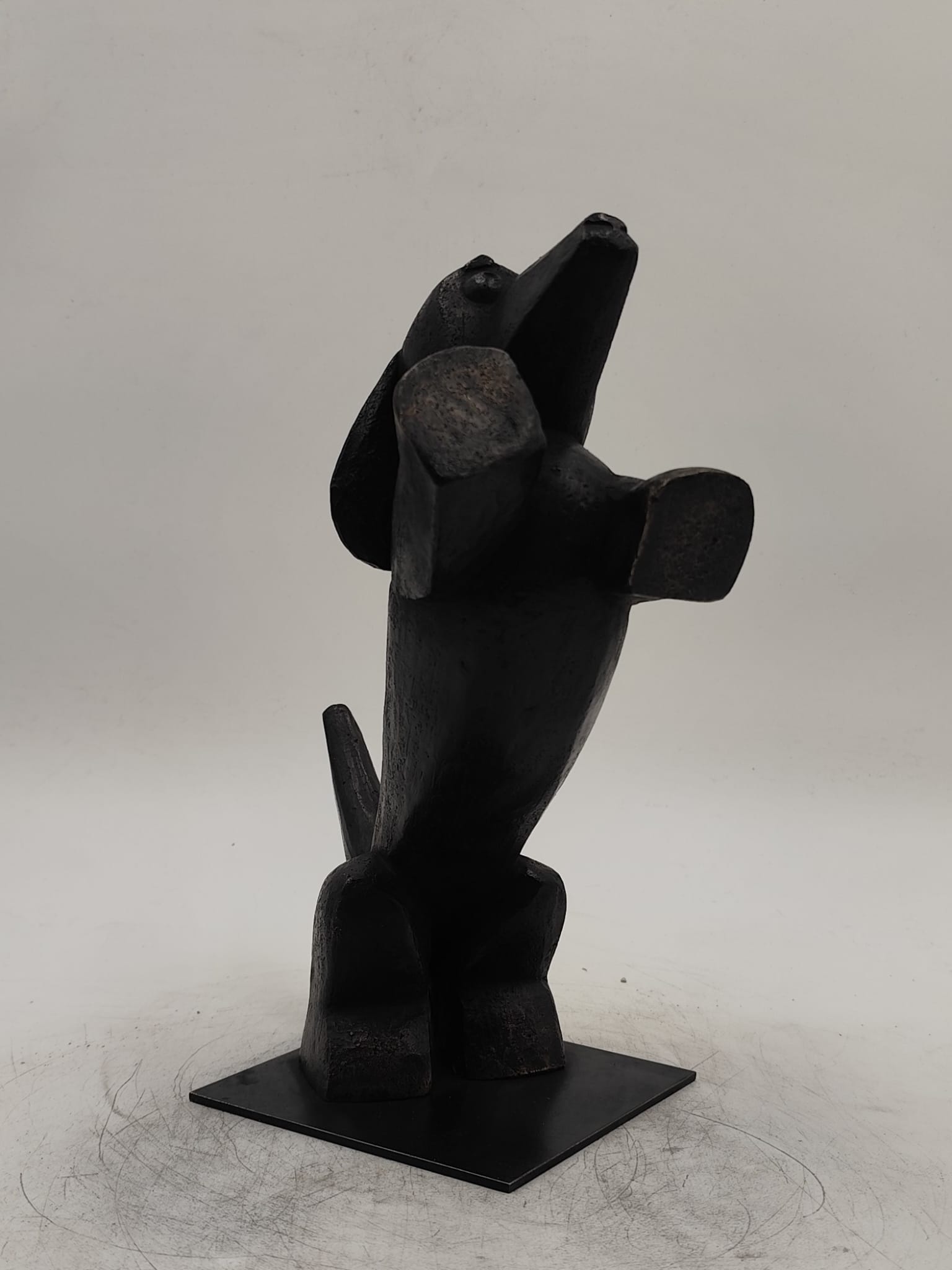 Victoire Chambry Sculpture Bronze Chien Teckel 1.8 1