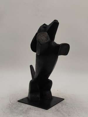 Victoire Chambry Sculpture Bronze Chien Teckel 1.8 1
