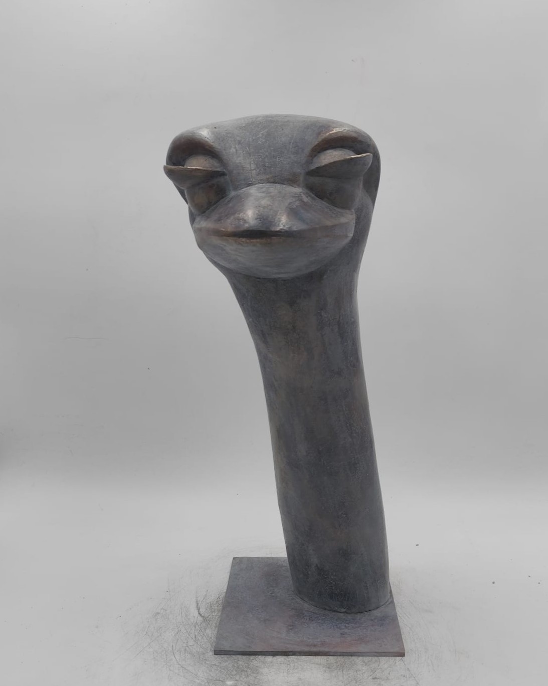 Autruche, bronze d'art 1/8