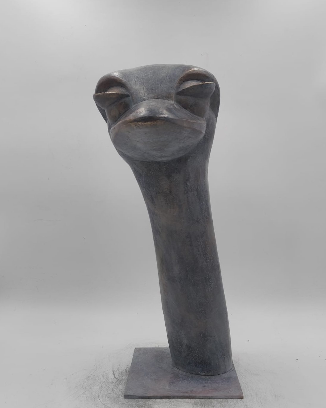Sculpture Victoire Chambry Autruche, bronze d'art 1/8