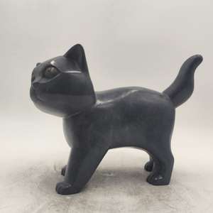 Chaton British Sort Hair debout - Bronze d'art 1/8 de Victoire Chambry