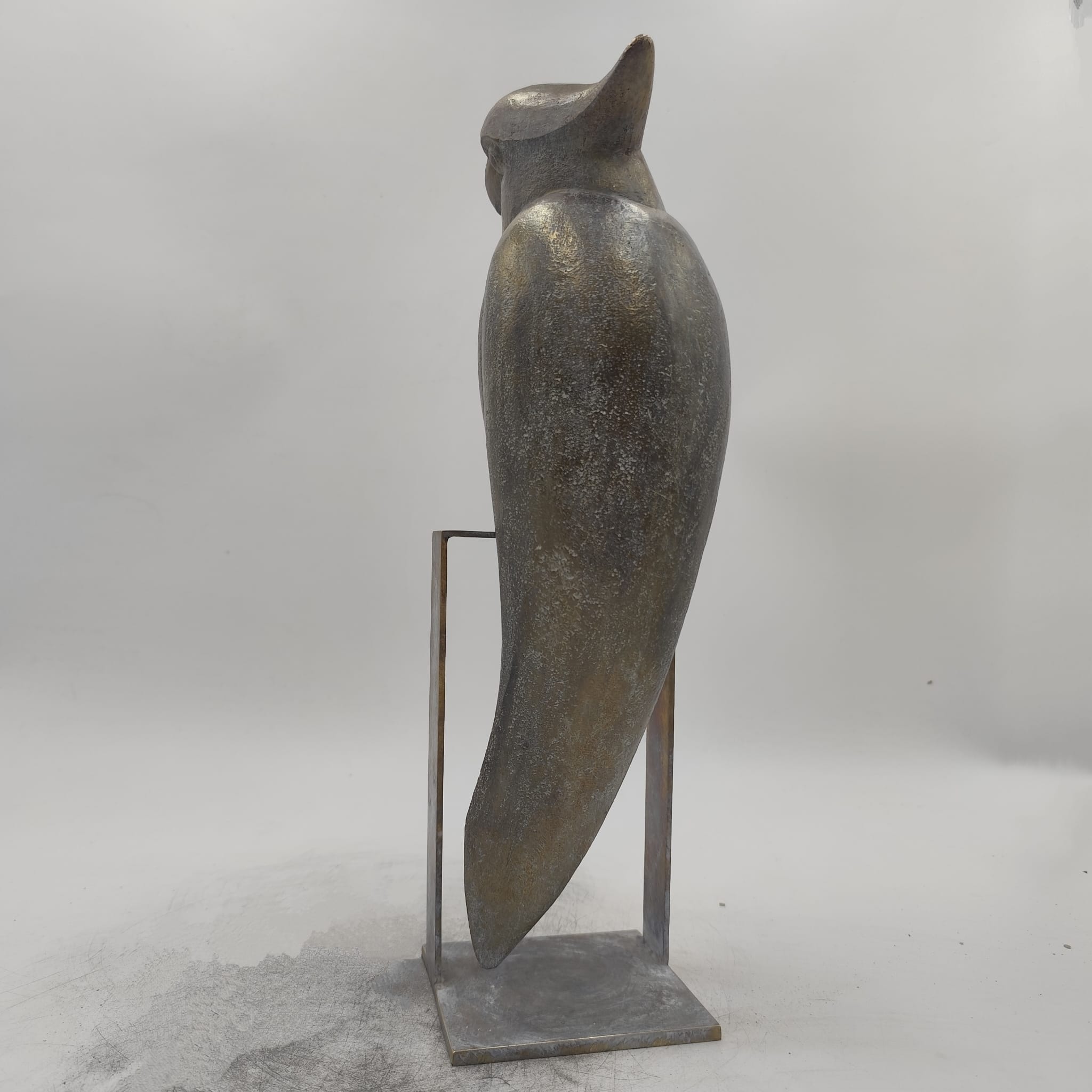 Cacatoes à huppe jaune - bronze d'art Victoire Chambry