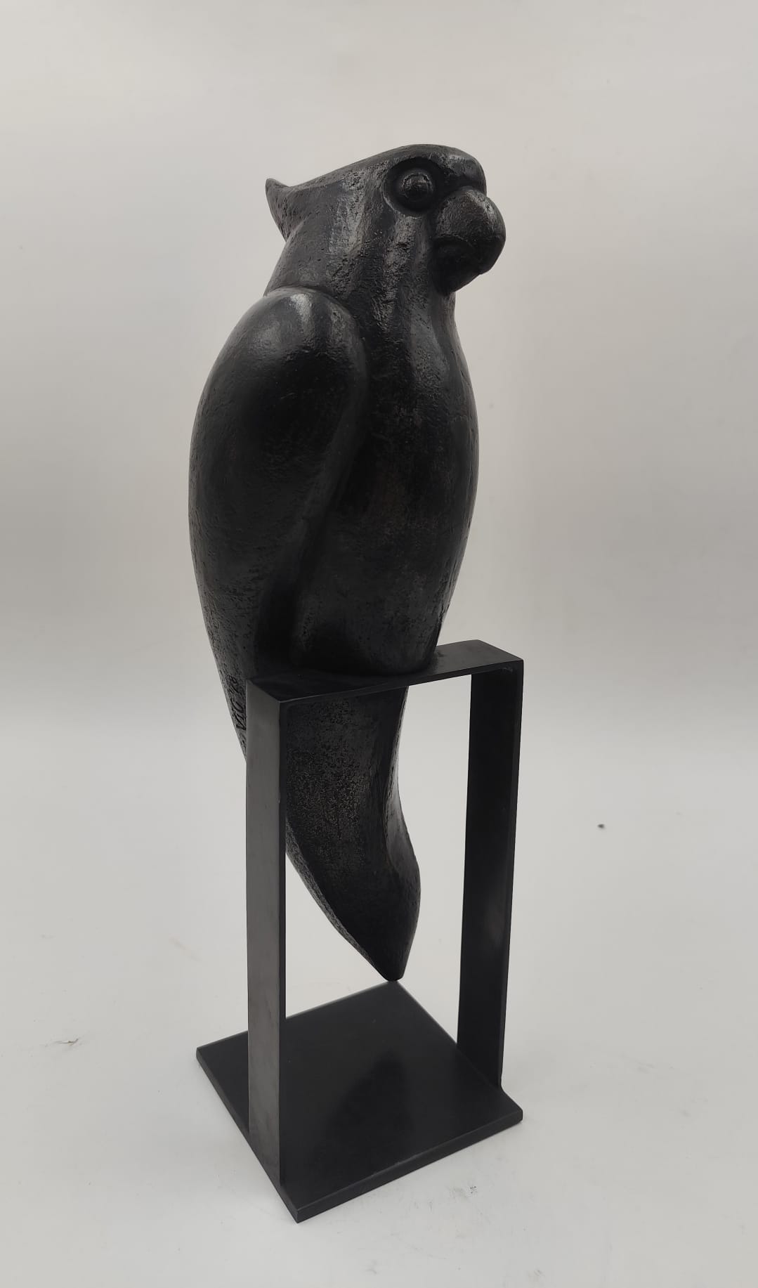 Cacatoes à huppe jaune - bronze d'art Victoire Chambry