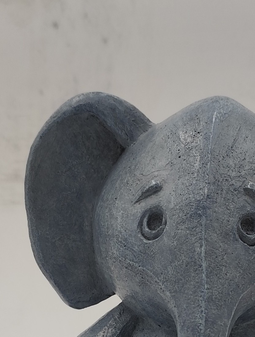 Doudou éléphant, Bronze Victoire Chambry