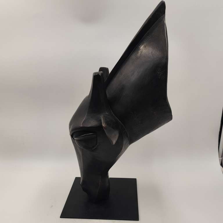 Girafe, Bronze d'art original 1/8 -Victoire Chambry