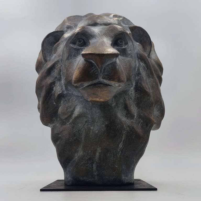 Lion, Bronze d'art original 1/8 -Victoire Chambry