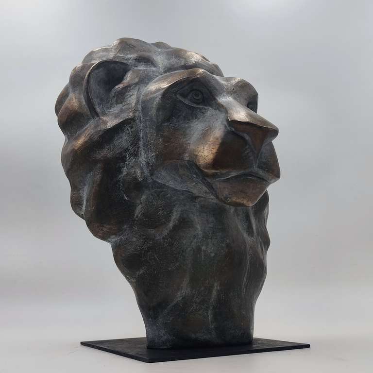 Lion, Bronze d'art original 1/8 -Victoire Chambry
