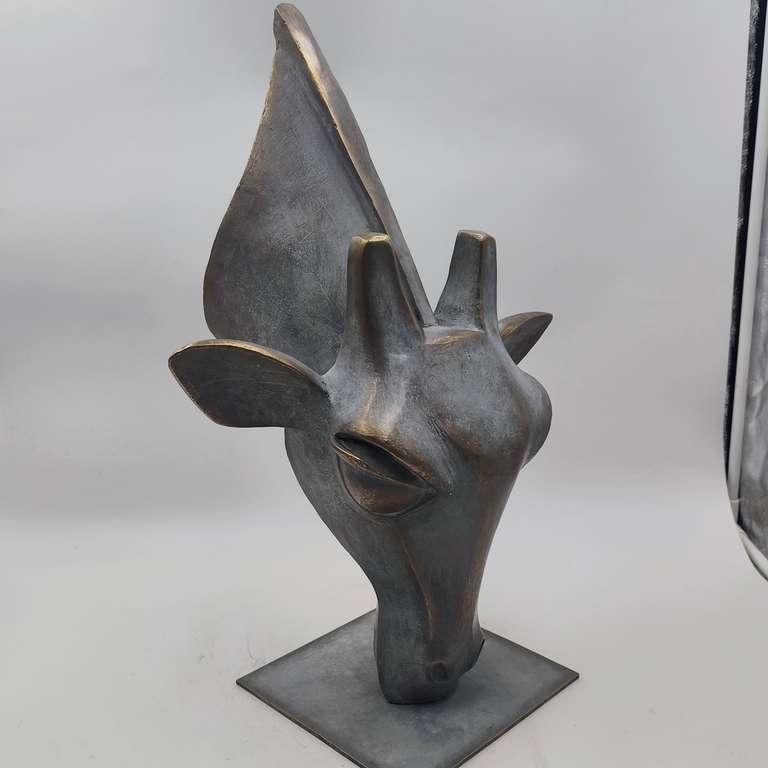 Girafe, bronze d'art original 2/8 - Victoire Chambry