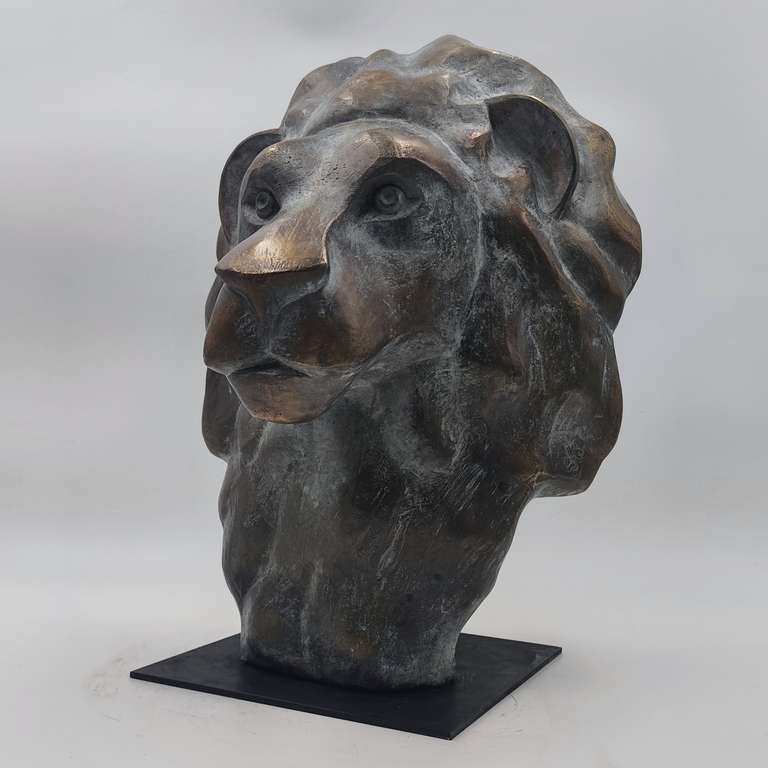 Lion, bronze d'art original 1/8 - Victoire Chambry