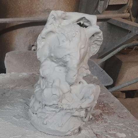Moule réalisé par la fonderie d'art